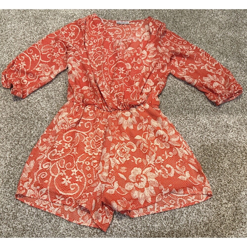 Orange Romper
